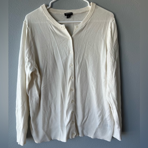 torrid Sweaters - Torrid cream button front long sleeve cardigan Women’s size 1X
